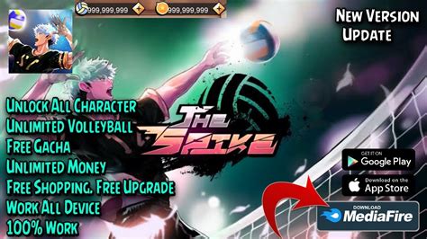 The Spike Volleyball Mod Apk Terbaru Unlimited Money Unlock All