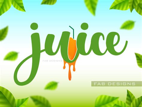 Juice logo by Fab Designs on Dribbble