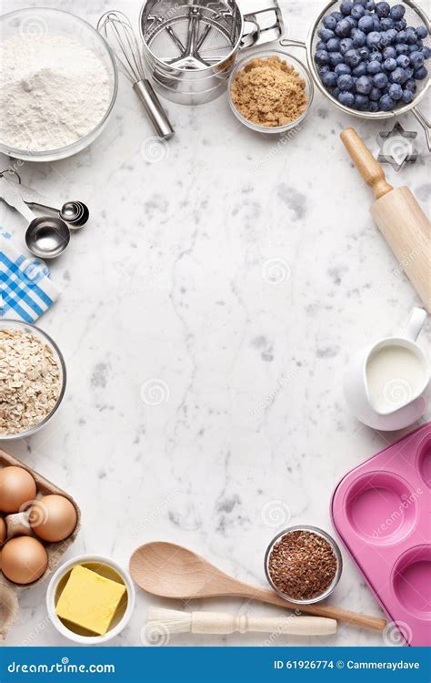 White Baking Cooking Background Royalty Free Stock Photography