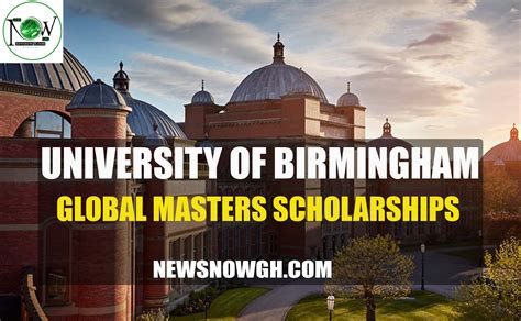 2023 University Of Birmingham Global Masters Scholarships