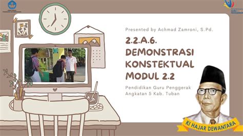 A Demonstrasi Kontekstual Modul Youtube