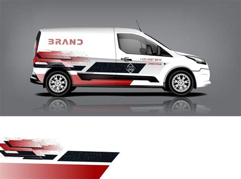 Premium Vector Van Wrap Design Wrap Sticker And Decal Design For