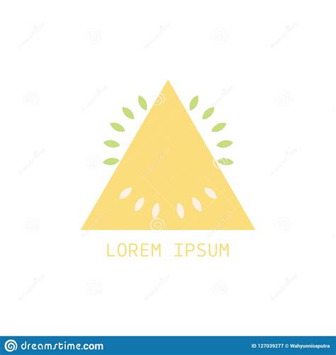 Triangle Logo Design Vector Illustration Stock Vector Illustration Of