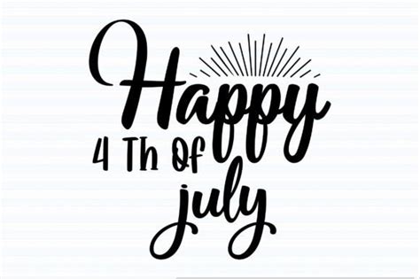 Happy 4 Th Of July Svg Graphic By Nirmal108roy · Creative Fabrica