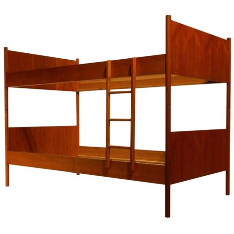 Westnofa Twin Teak Bunk Beds At 1stdibs Mid Century Bunk Bed