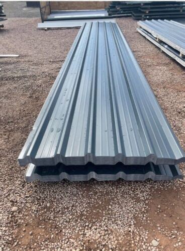 Anti Con Backing Plastic Coated Anthracite Grey Box Profile Roofing