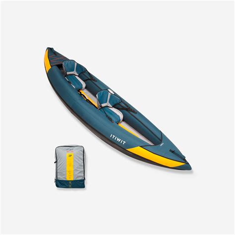 Inflatable 1 2 Person Touring Kayak Itiwit Decathlon