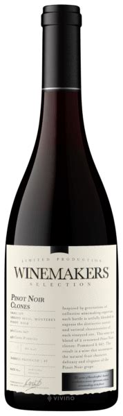 Wente Vineyards Winemakers Selection Pinot Noir Clones Vivino France