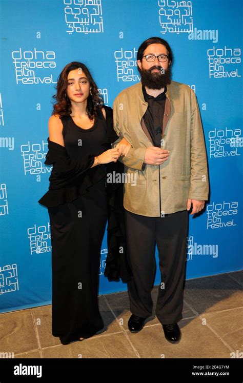 Iranian actress Golshifteh Farahani (from movie 'About Elly') arrives at Qatar's Museum of ...