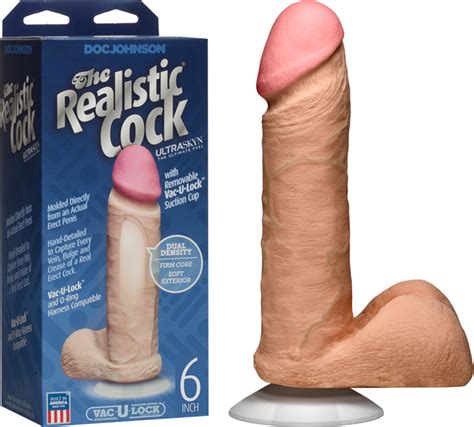 Doc Johnson The Realistic Cock Ultraskyn Dildo Realistico Cm