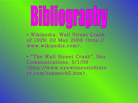 1930s Wall Street Ppt