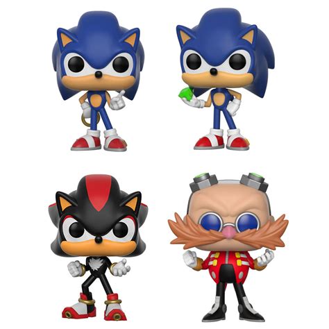 Funko POP Games Sonic The Hedgehog S2 Vinyl Figures SET OF 4