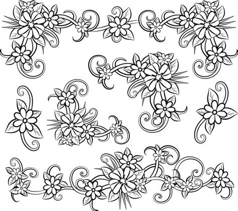 Premium Vector Beautiful Floral Element