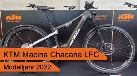 KTM Macina Chacana LFC Modelljahr 2022 YouTube