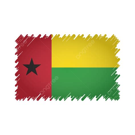 Guinea Flag Vector Hd Png Images Guinea Bissau Flag Png Vector Design