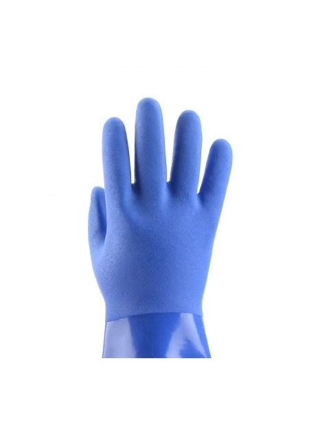 Guante Pvc Azul Long Cm