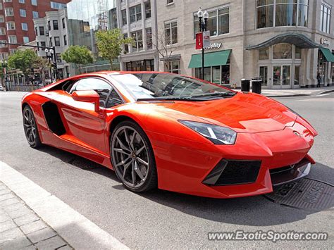 Lamborghini Aventador spotted in Boston, Massachusetts on 06/20/2015