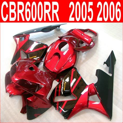 New Hot Injection Molded Fairing Kit For Honda CBR600RR 05 06 Wine Red