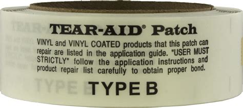 Industrial Size Bulk Rolls 30Ft VINYL TYPE B TEAR AID Repair