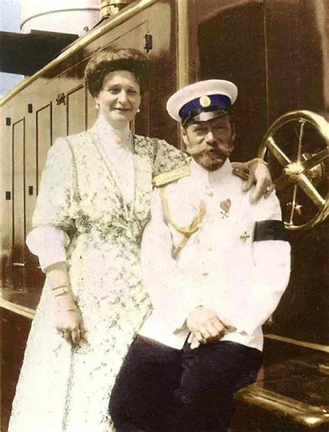 Tsar Nicholas Ll And Tsarina Alexandra Feodorovna I Think This Is