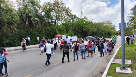 Habitantes De Colonias Irregulares Protestan En El Km N Peninsular