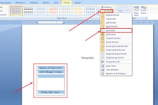 Cara Membuat Kolom Tanda Tangan Di Word Agar Rapi Blogger Toraja