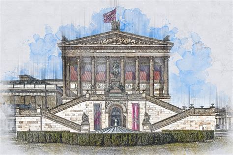 Download Berlin, Museum, Architecture. Royalty-Free Stock Illustration ...