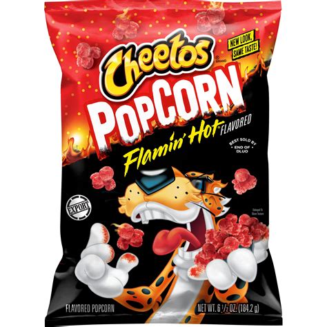 Cheetos Flamin Hot Flavored Popcorn SmartLabel
