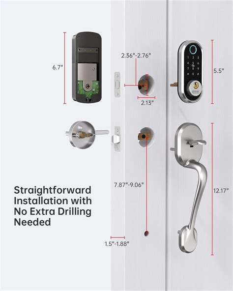 Buy Front Smart Door Lock Set Fingerprint Smonet Keyless Entry Door