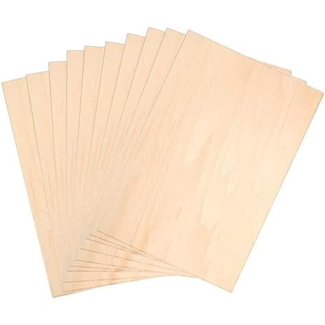 Contreplaqu Pcs Feuilles De Bois De Balsa Planche En Bois Carton