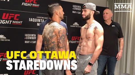 Ufc Ottawa Weigh In Staredowns Mma Fighting Youtube