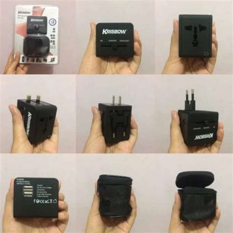 Jual Krisbow Universal Travel Adaptor Colokan Listrik Multi