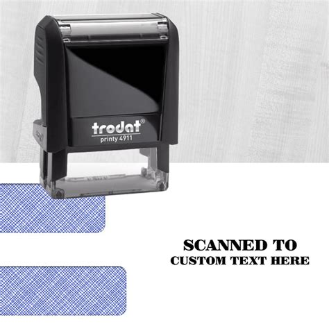 Custom Scanned Mobile Deposit Stamp Simply Stamps