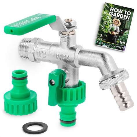 Robinet De Jardin Kit Pour Tuyau D Arrosage Entr E Bsp Deux