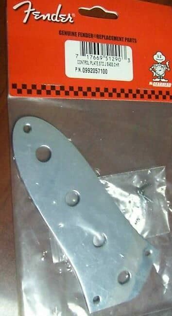 Control Plate Fender Jazz Bass 0992057100 Plate Control Reverb