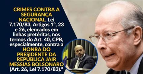 Deputado protocola ação na PGR contra Ministro do STF por supostos crimes