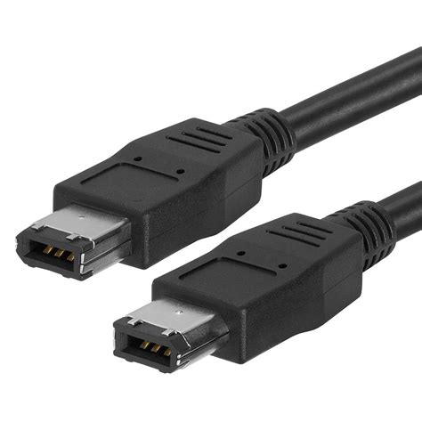 Cmple Ieee Firewire Ilink Dv Cable P P M M Ft Black N