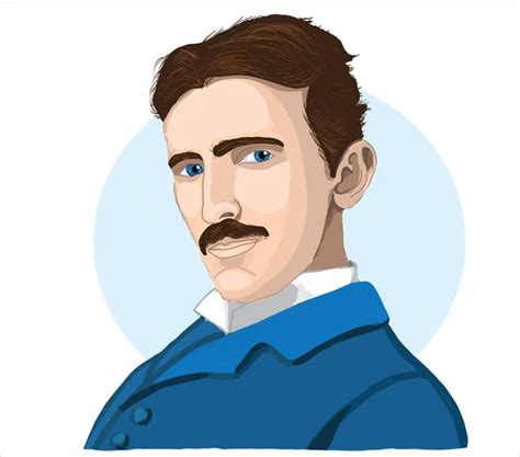 Nikola tesla cartoon imágenes de stock de arte vectorial Depositphotos