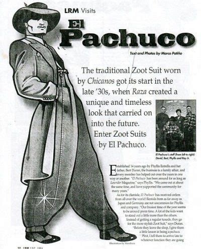 El impacto de los Pachucos en la moda La construcción de una nueva