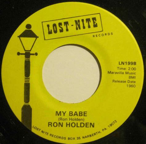 Ron Holden Love You So My Babe Vinyl Discogs