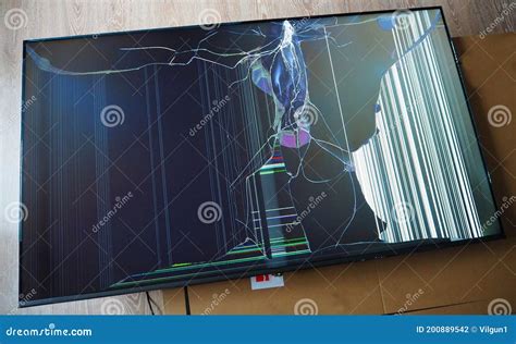 Led Tv Broken Screen Images Broken Tv Screen Pantalla Rota De Tv