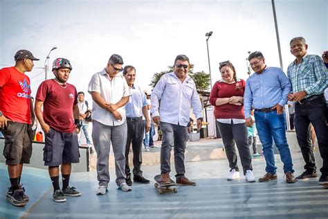 Alcalde Sigifredo Z Rate Inaugura Moderno Skatepark Para La Ni Ez Y