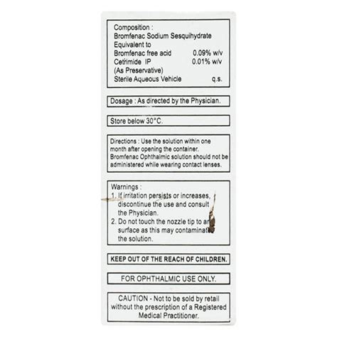 Unibrom Eye Drops 5ml Price Uses Side Effects Netmeds