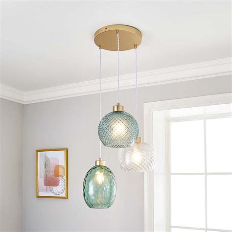 Elodie 3 Light Cluster Ceiling Fitting Dunelm