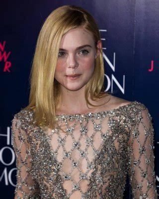Elle Fanning Braless In A See Through Lace Dress Porn Pictures Xxx Photos Sex Images