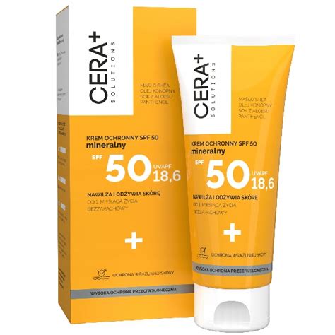 CERA SOLUTIONS Krem Ochronny Mineralny SPF50 50ml 13922853566 Allegro Pl