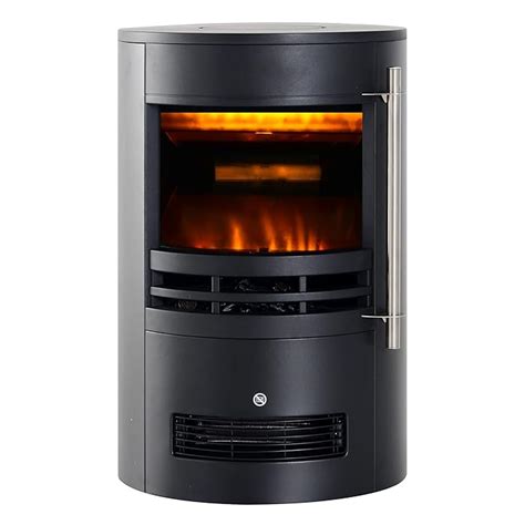 Buy HOMCOM 900W 1800W Freestanding Electric Fireplace Indoor Heater