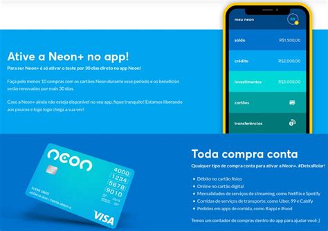 Conta Neon Agora Pode Ser Ilimitada A Neon Conta Corrente