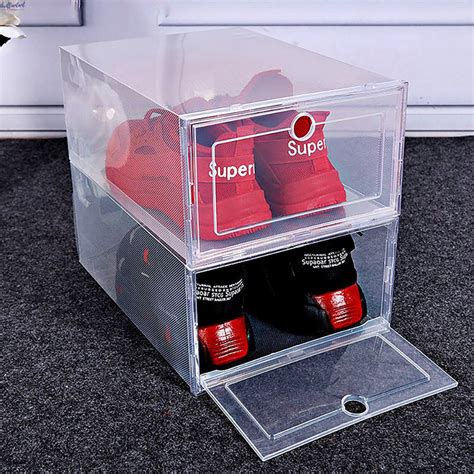 Shoe Box Transparent Shoe Box Shoe Rack Plastic Shoes Storage Organizer