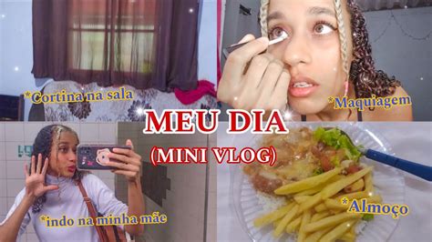 MINI VLOG COMIGO Colocando Cortinas Na Sala Me Arrumando Para